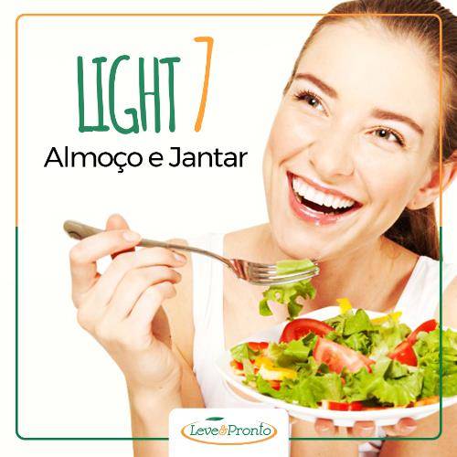 Almoço e Jantar Light 7 dias (14 Refeições)